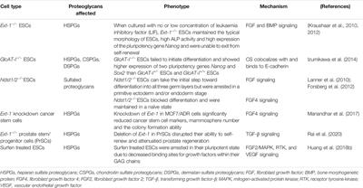 Proteoglycans and Glycosaminoglycans in Stem Cell Homeostasis and Bone Tissue Regeneration